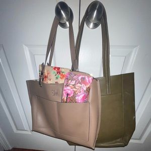 Steve Madden Purse Makeup Bag Wallet and Large purse Bundle